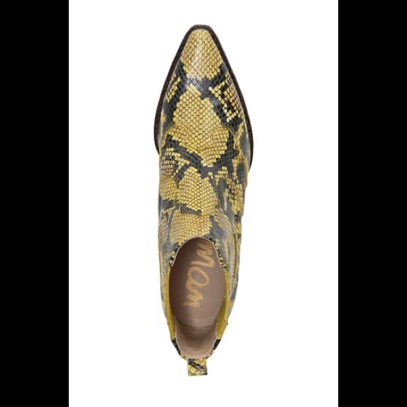 NEW Sam Edelman Winona Snake Print Ankle Boot - Picture 4 of 14